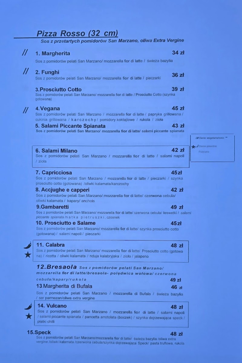 Menu Ristorante Pizzeria To I Owo Legnica-1