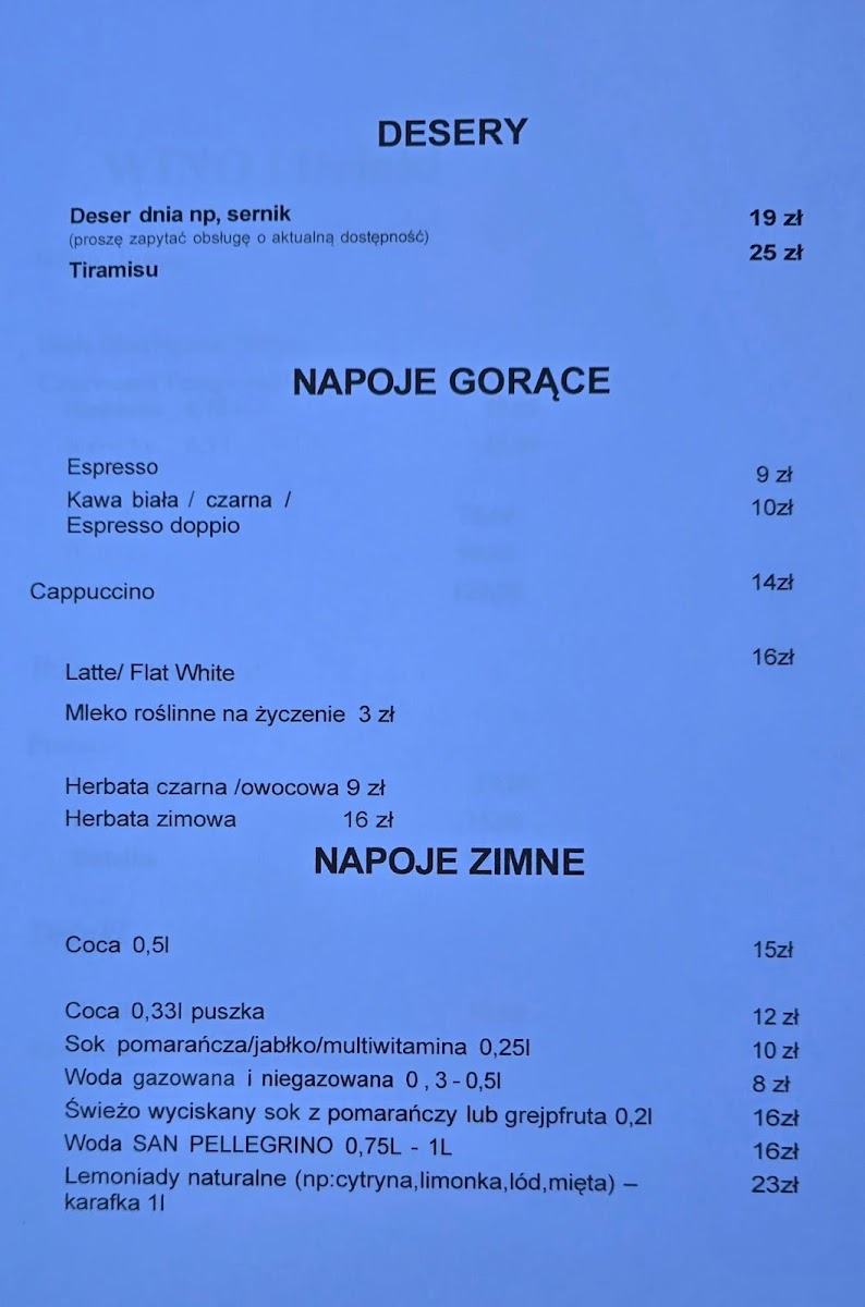 Menu Ristorante Pizzeria To I Owo Legnica-5