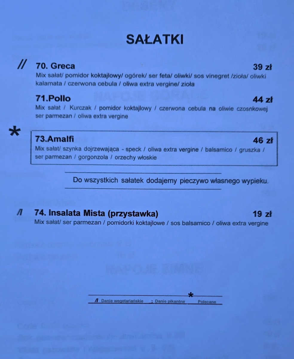 Menu Ristorante Pizzeria To I Owo Legnica-7